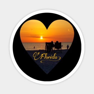 I Heart FL Sunsets Magnet